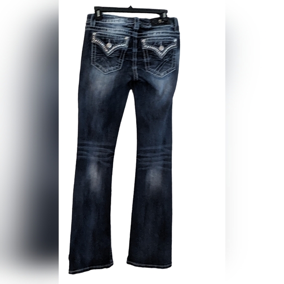 Miss Me bootcut size 28 low waist jeans - Picture 2 of 4